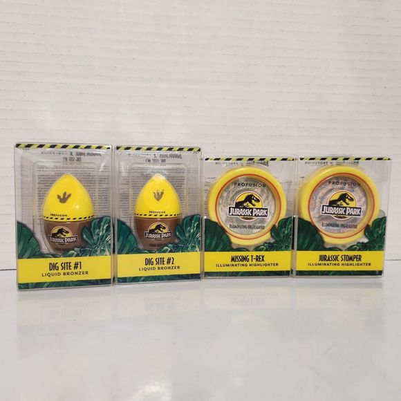 Jurassic Park Profusion Cosmetic Make Up Set With Mirror 2023 Walmart Exclusive - Picture 8 of 8